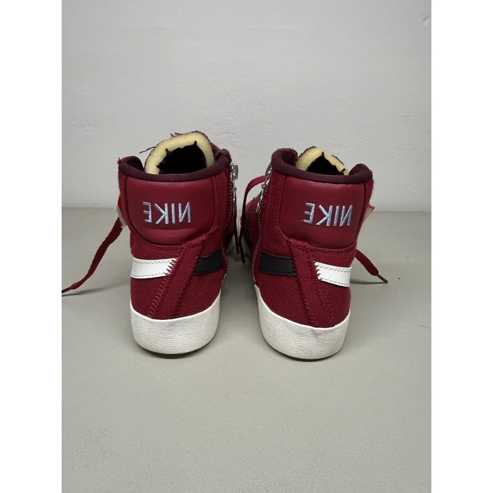 Nike Blazer Mid Rebel (Womens Size 8) Shoes BQ4022 603 Noble Red Multicolor